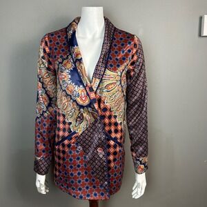 House of Harlow 1960 x REVOLVE Jacket Blazer XS Patchwork boho Magical Artsy
